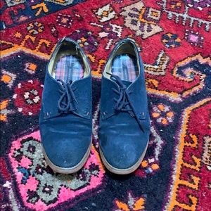 Tommy Hilfiger | Blue Suede Oxford Shoes
